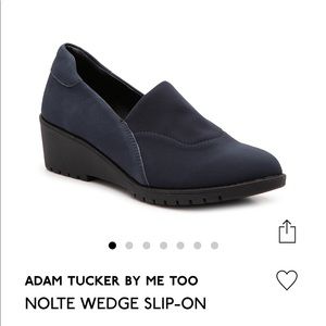 Adam Tucker by Me Too Nolte wedge slip-on shoes